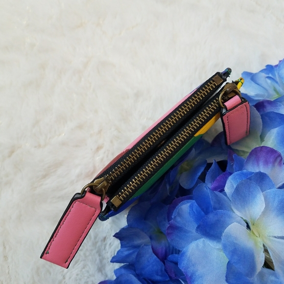Kurt Geiger Rainbow Leather Small Wallet - Picture 7 of 9